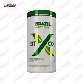 تصویر بوتاکس آووکادو برزیل پروتئین سبز brazil protein حجم 1kg 