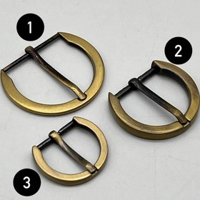 تصویر سگک نیم دایره زردقلم 