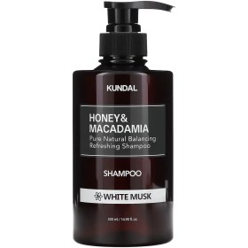 تصویر شامپو ماکادمیا کوندال مشک سفید KUNDAL KUNDAL SHAMPOO 500ml (WHITE MUSK) 