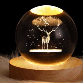 تصویر گوی کریستال اصلی کلید دار 