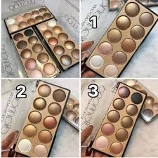 تصویر پالت سایه چشم 10 رنگ دیاموند 