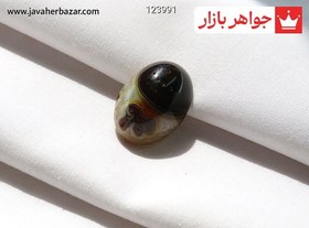 تصویر نگین عقیق باباقوری کد 123991 