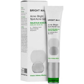 تصویر اسپات ژل ضد جوش برایت مکس BRIGHT MAX مدل SALICYLIC ACID 2% حجم 15 میلی لیتر 