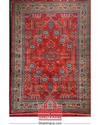 تصویر فرش تهران کلکسیون آوانگارد 1200 شانه طرح درختی لاکی سبز 