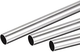 تصویر لوله دکوراتیو استیل 201 قطر 10 ضخامت 0.35 براق شاخه 6 متری 