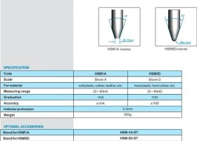 تصویر سختی سنج لاستیک آکاد HSM1A 