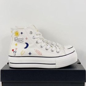 تصویر Platform Embroidered Converse 