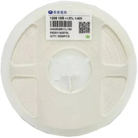تصویر RESISTOR 10OHMS 1206 5% SMD 