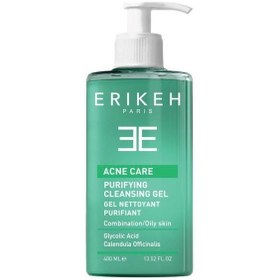 تصویر ژل شستشوی پوست اریکه مدل کنترل کننده چربی 400 ميل Erikeh Purifying Cleansing Gel 400ml