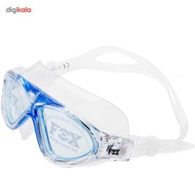 تصویر عینک شنای فاکس مدل X3 - آبی روشن 