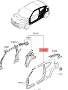 تصویر گلگیر عقب چپ هیوندای ولستر برند جنیون