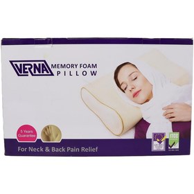 تصویر بالش طبی ورنا مدل MEMORY FOAM سایز M 