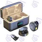 تصویر میکروفون بی سیم مدل M9-PRO دو کاربره مناسب گوشی 