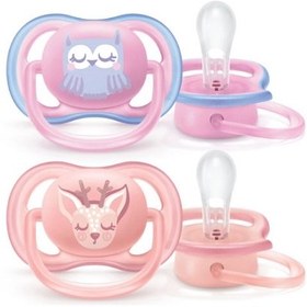 تصویر پستانک ارتودنسی اورجینال فیلیپس اونت ۰ تا ۶ ماه مدل UltraAir کد SCF085/05 Original Philips Avent Orthodontic Pacifier 0-6 Months UltraAir Model Code SCF085/05