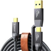 تصویر کابل شارژ اوریکو USB-C به USB-C مدل ACC32 ORICO USB-C 3.2 High-speed Double-headed Data Cable | ACC32