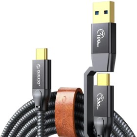 تصویر کابل شارژ اوریکو USB-C به USB-C مدل ACC32 ORICO USB-C 3.2 High-speed Double-headed Data Cable | ACC32