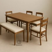 تصویر ست میز و صندلی ناهار خوری ۶ نفره مدل سِرا 