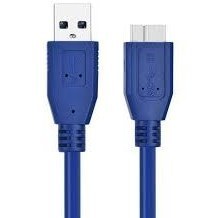 تصویر کابل تبدیل USB 3.0 به micro-B هارد دیسک به طول 1.5 متر 