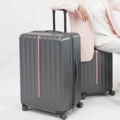 تصویر چمدان سایز بزرگ مدل Rose Merry RL-203-Large_Grey 