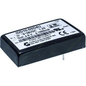 تصویر مبدل ولتاژ چینفا 1± آمپر CHINFA IDD10-05D4U DC/DC IN:9-36V OUT:±5V 