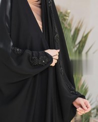 تصویر چادر مشکی عربی جواهردوزی مریم (آماده سازی 7 روز کاری) کد 12080 