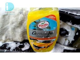 تصویر شامپو واکس کارناوبا 1.5 لیتری ترتل واکس مدل Turtle Wax Carnauba Wash & Wax 1.5L 