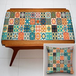 تصویر ست کوسن و رانر کد S52 سنتی