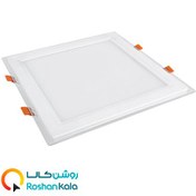 تصویر چراغ پنلی پارس شعاع توس مدل گلاریس ۴۲ وات مربعی 