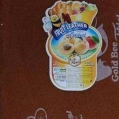 تصویر لواشک زردالو 500گرم ( زنبور طلا) دارای سیب سلامت و بهداشت 