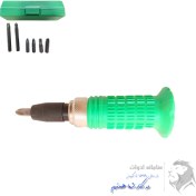 تصویر پیچ گوشتی ضربه خور باس مدل 4008 مجموعه ۸ عددی 