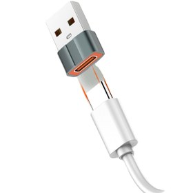 تصویر مبدل OTG تایپ سی به USB-A 3.0 الدنیو مدل LC150 