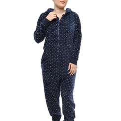 تصویر سرهمی خال خالی سرمه ای زنانه GINA BENOTTI 