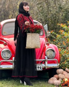 تصویر کت و دامن زنانه یلدایی مدل یسنا 