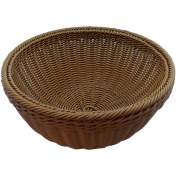 تصویر سبد میوه دایره ای حصیری 