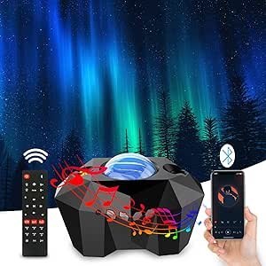 خرید و قیمت پروژکتور OEBLD 3in1 Galaxy Moon Aurora Night Light با