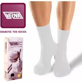 تصویر جوراب دیابتی پنج انگشتی ورنا(verna) 