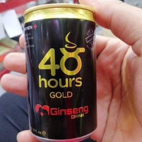 تصویر نوشیدنی انرژی زا جینسینگ 48 ساعته طلایی 150 میل Ginseng 48 Hours Gold Drink 