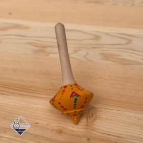 تصویر فرفره چوبی طرح دو 