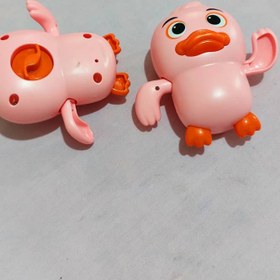 تصویر کوکی حمام - جوجه اردک صورتی 