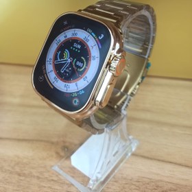 تصویر ساعت هوشمند مدل watch 8 ultra طلایی Watch 8 ultra smartwatch gold