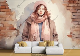 تصویر پوستر دیواری دخترانه اسپرت HQ-1054 