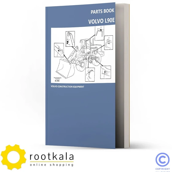 خرید و قیمت فایل PDF کتاب قطعات لودر ولوو L90E | ترب