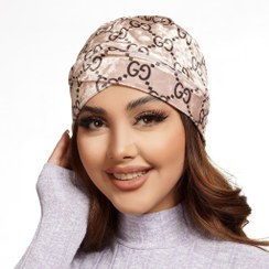 تصویر توربان (کلاه حجاب) مخمل طرح گوچی - شناسه 251053 