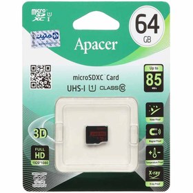 تصویر رم میکرو 64 گیگ اپیسر Apacer R85 U1 C10 85MB/s 