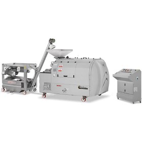 تصویر خط تولید روغن کشی زیتون 400 کیلویی مدل MINI400 ا 400 kg olive oiling machine, model MINI400 400 kg olive oiling machine, model MINI400