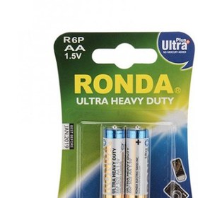 تصویر باتری قلمی آلکالاین کارتی RONDA AA Battery