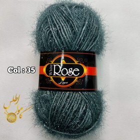 تصویر کاموا سوزنی رز - ۳۵ White rose