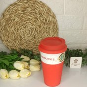 تصویر ماگ سرامیکی استارباکس - قرمز 