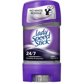 تصویر استیک ژلی ضد تعریق زنانه lady speed stick لیدی مدل NO WHITE RESIDUE حجم 65 گرم 