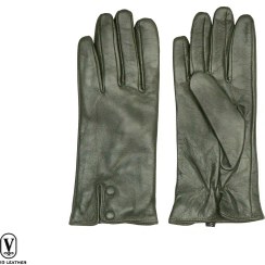 تصویر دستکش زنانه چرم (کد 03002) 